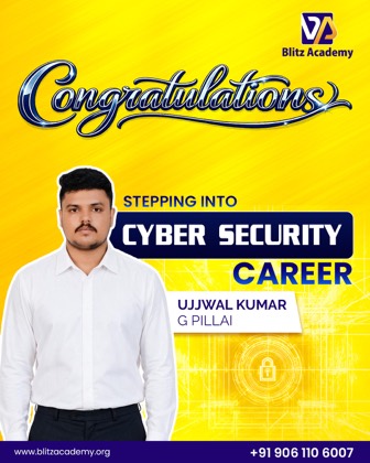 Ujjwal Kumar, placed as Cyber security